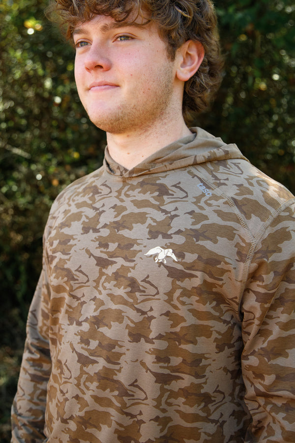 Duck Commander Bamboo Camo Long Sleeve Hoodie