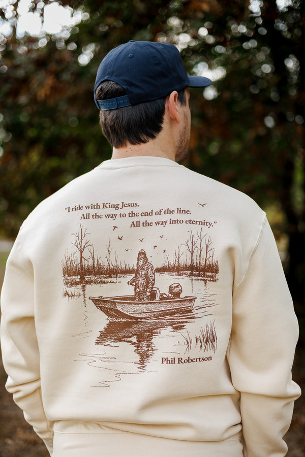 Duck Commander Phil Sketch Crewneck