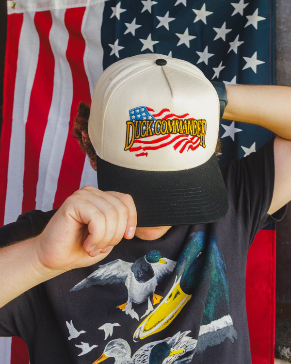 Duck Commander Flag Hat