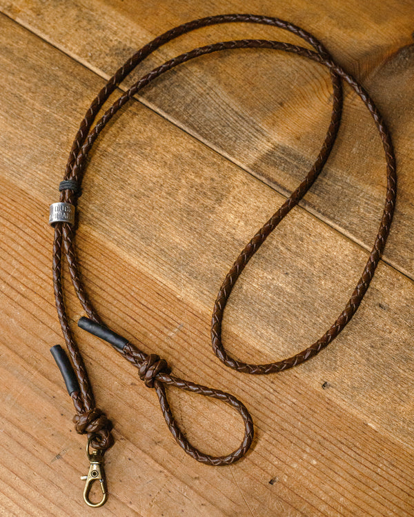 Duck Commander Leather Braided Lanyard