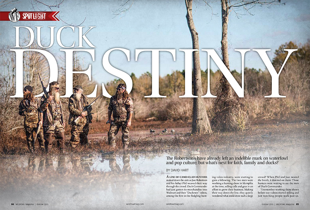 Robertson's Are Featured on September's Issue Wildfowl Magazine