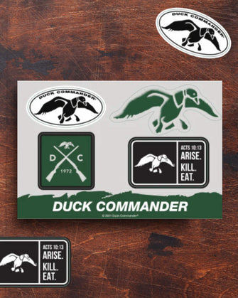 Duck Commander Sticker Pack - Duck Hunting