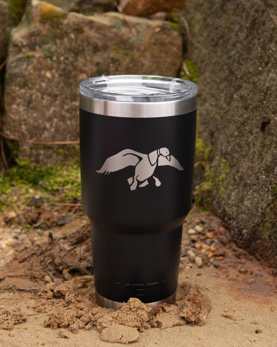 Duck Commander 30oz Black Icon Yeti Rambler