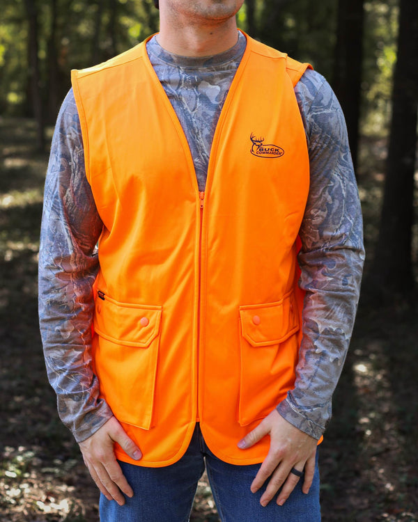 Buck Commander Blaze Orange Performance Hunting Vest