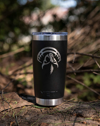 Strut Commander 20oz Black Yeti Rambler