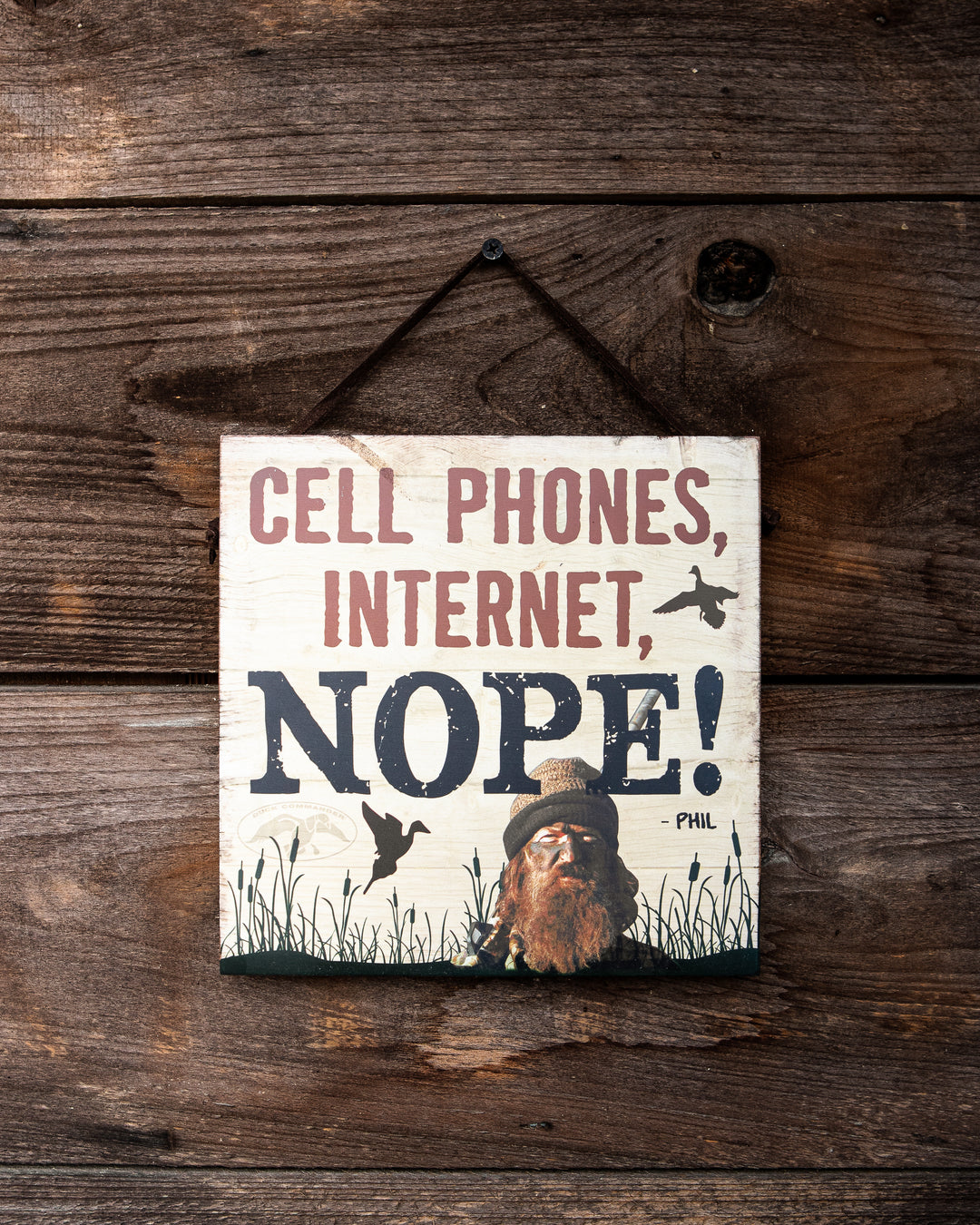 Cellphones, Internet, Nope! Sign