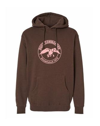 Duck Commander Pink Retro Circle Logo Hoodie