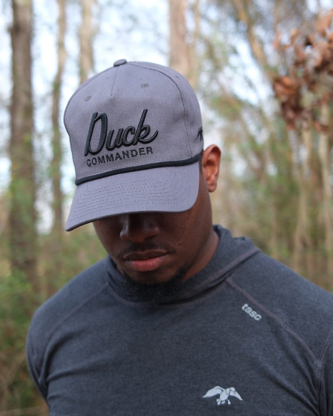 Duck Commander x General Vintage Charcoal Script Hat