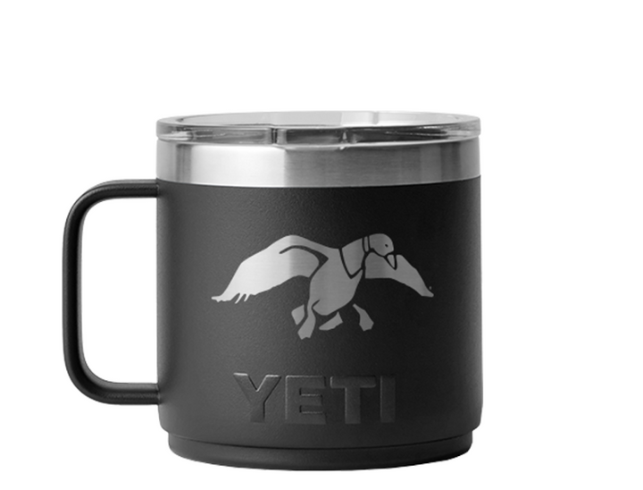 Duck Commander Icon 14oz Black Yeti Rambler with Handle