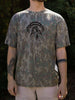 Strut Commander Mossy Oak Washed Greenleaf Logo Tee