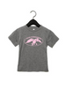 Duck Commander Logo Grey/Pink Toddler Shirt