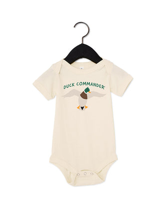 Duck Commander Tan Unisex Infant Onesie