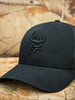 Buck Commander Richardson 112FP Black/Black 3D Icon Hat