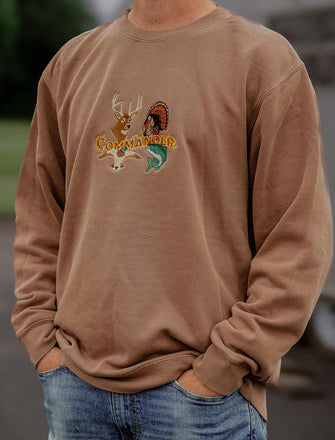 Duck Commander x General Vintage Embroidered Commander Sweatshirt
