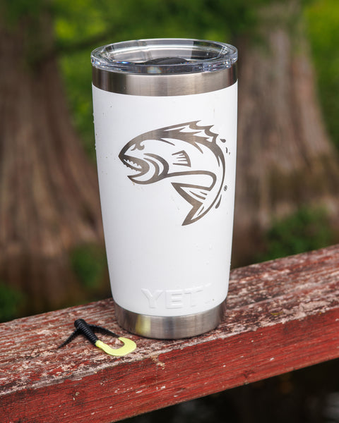 Fin Commander Icon 20oz White Yeti Rambler