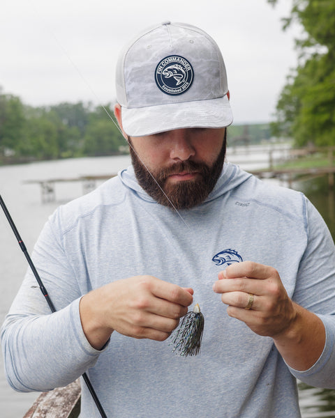 Fin Commander Rubber Patch Hat