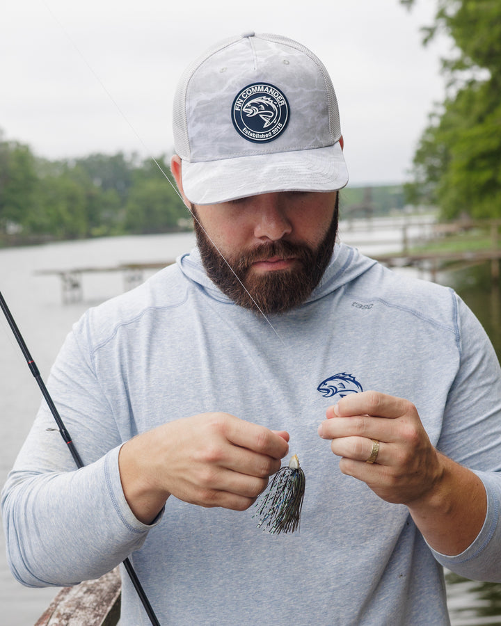 Fin Commander Rubber Patch Hat