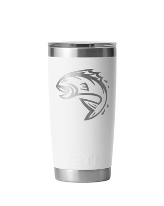 Fin Commander Icon 20oz White Yeti Rambler