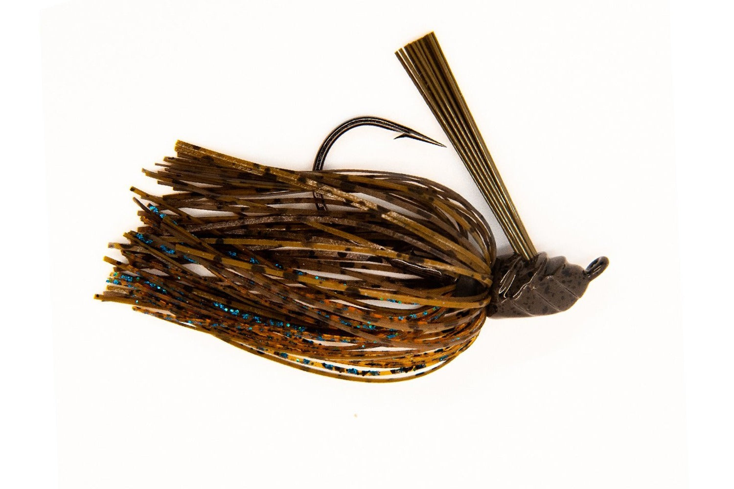Fin Commander Peas and Carrots Green Pumpkin with Blue Bass Bait - 5/16 ...