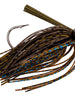 Fin Commander Green Pumpkin with Blue Football Bass Bait - 3/8, 1/2