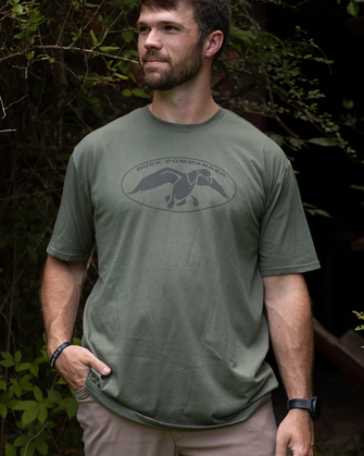 Duck Commander Green Logo Tee