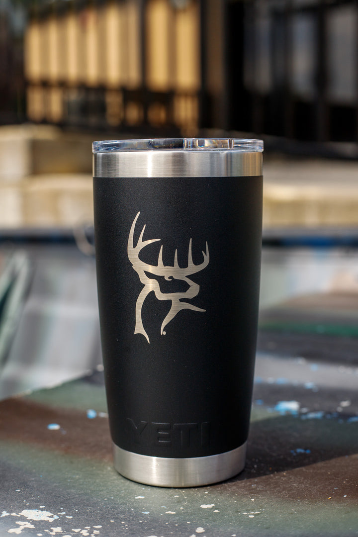 Buck Commander 20oz Black Icon Yeti Rambler