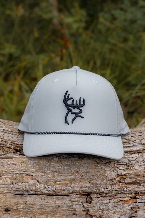 Buck Commander Richardson Perforated Performance Heather Grey Hat