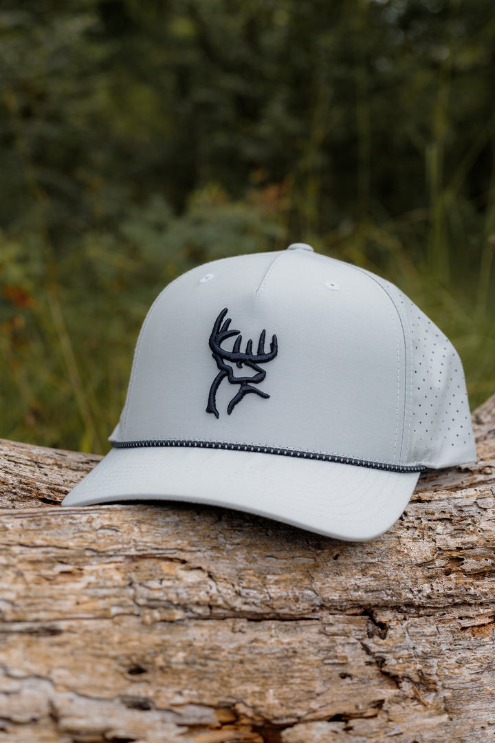 Buck Commander Richardson Perforated Performance Heather Grey Hat