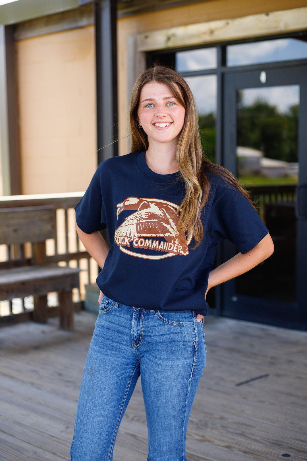 Duck Commander Navy Crest Tee