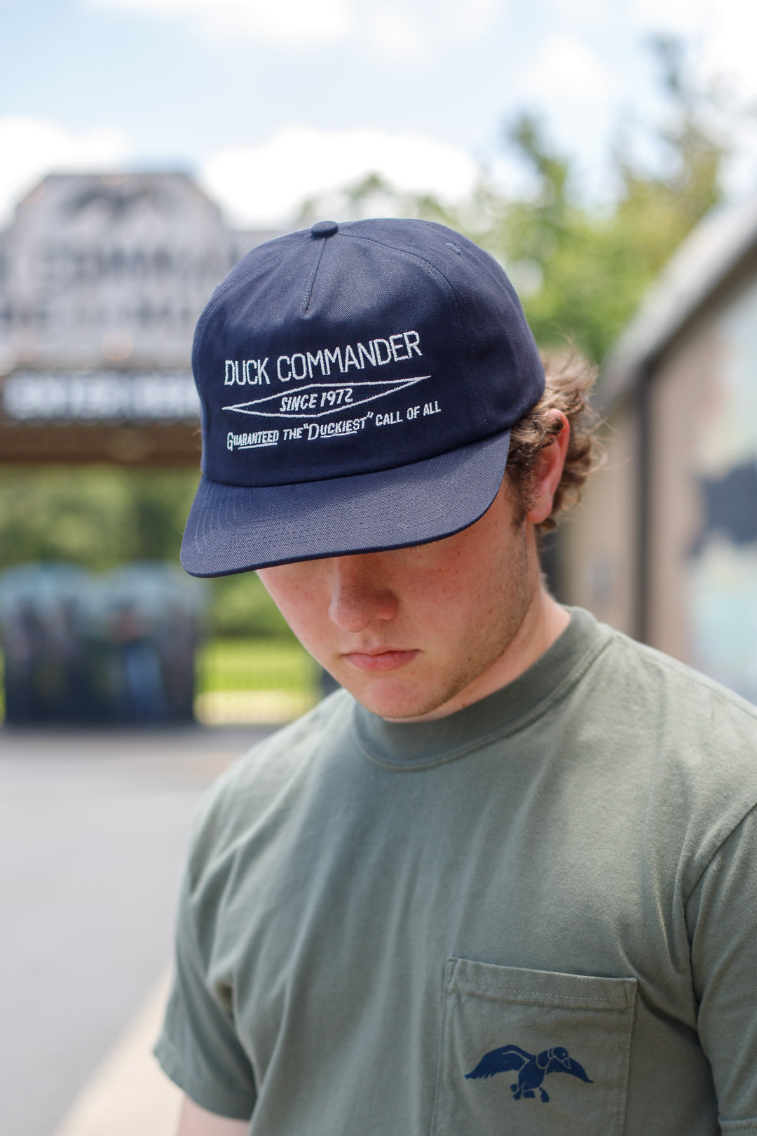 Duck Commander Navy Diamond Logo Hat