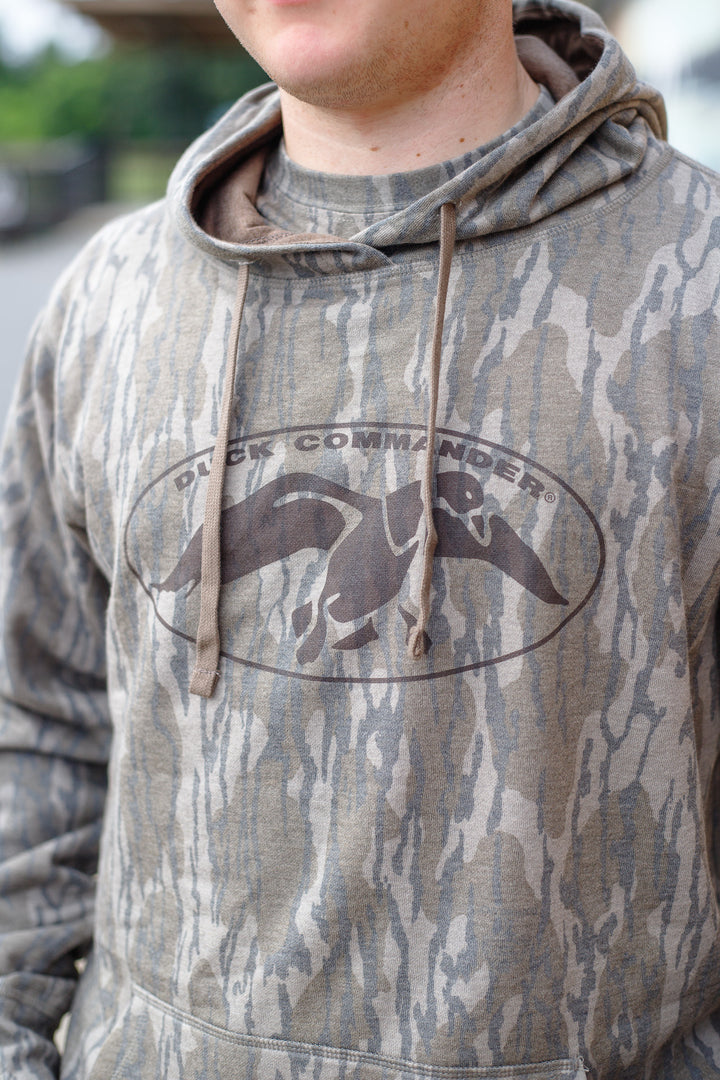 Duck Commander Mossy Oak Bottomland Logo Hoodie