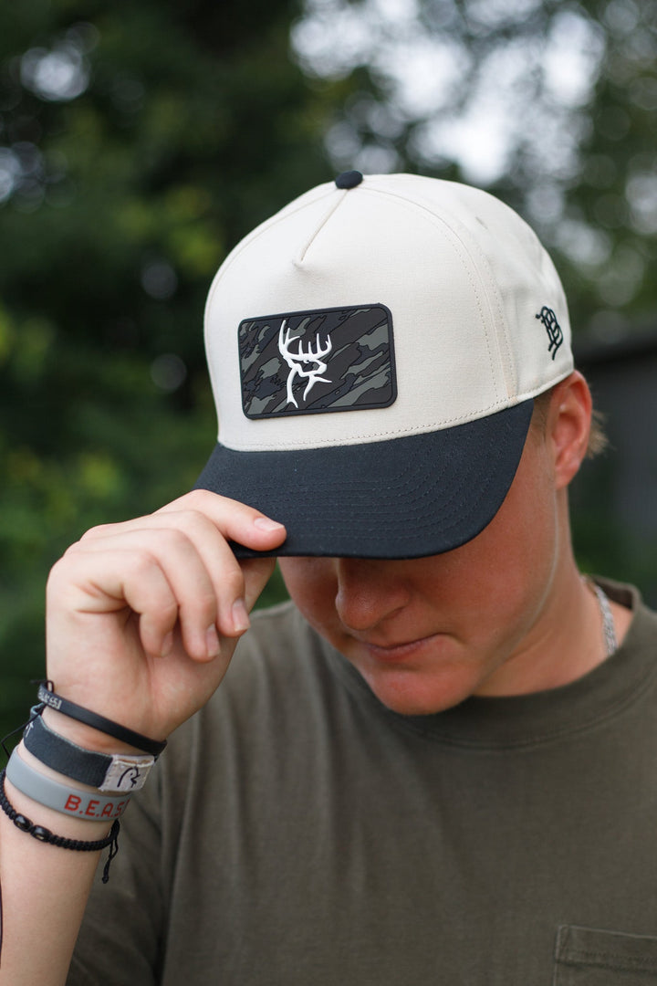 Buck Commander x Branded Bills Curved Rope Beige/Black