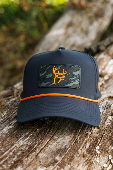 Buck Commander x Branded Bills Curved Rope Black