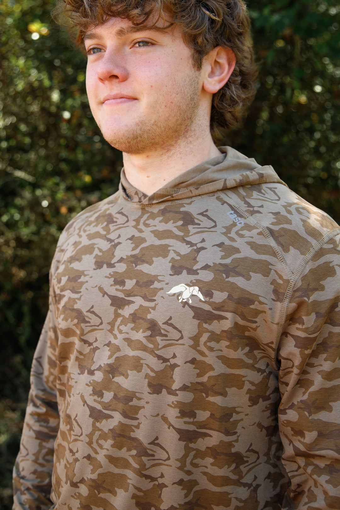 Duck Commander Bamboo Camo Long Sleeve Hoodie