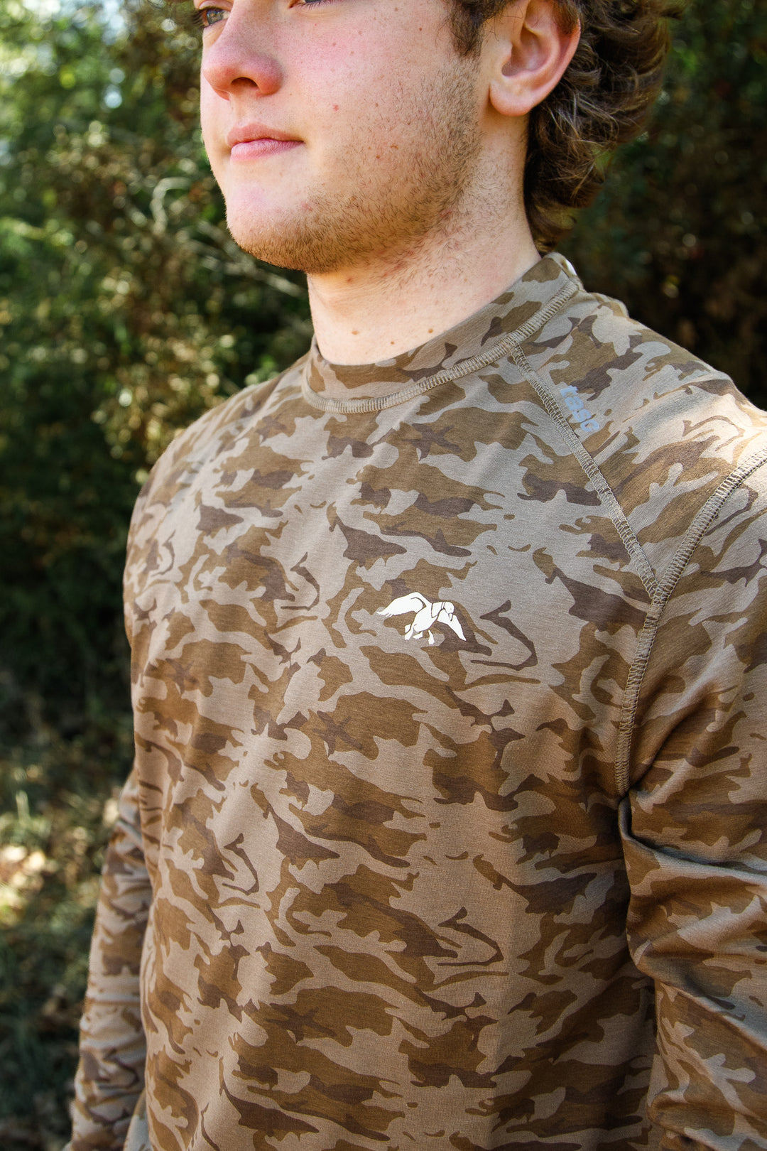 Duck Commander Bamboo Camo Long Sleeve Tee