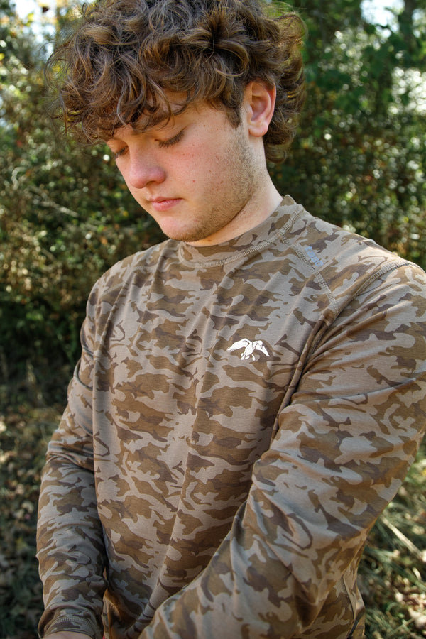 Duck Commander Bamboo Camo Long Sleeve Tee
