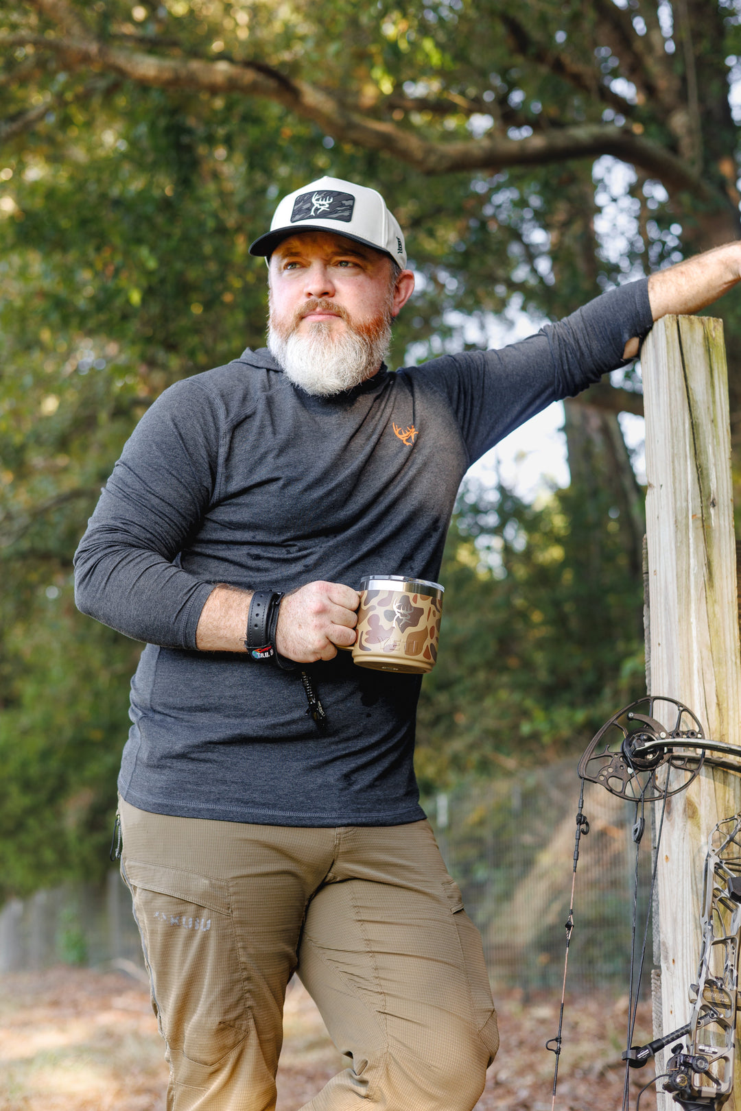 Buck Commander Bamboo Iron Long Sleeve Hoodie