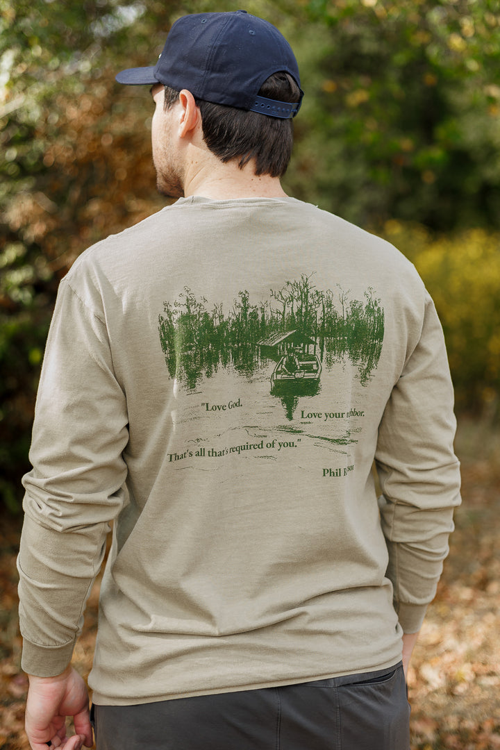 Duck Commander Phil Sketch Long Sleeve Tee