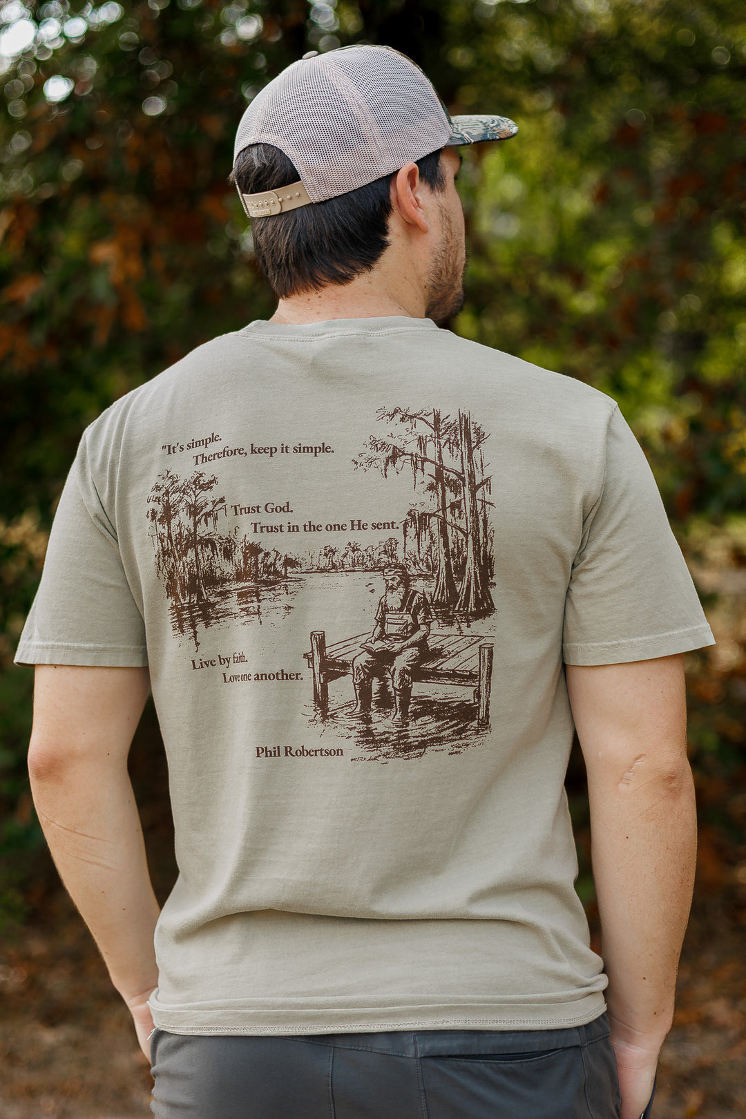 Duck Commander Phil Sketch Tee