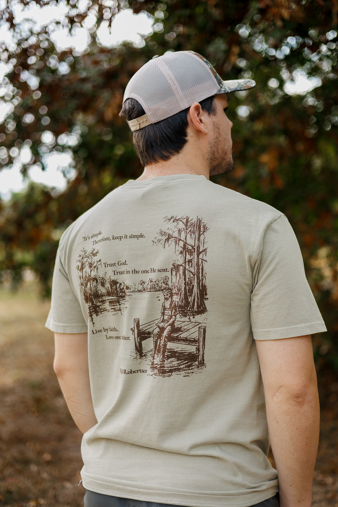 Duck Commander Phil Sketch Tee