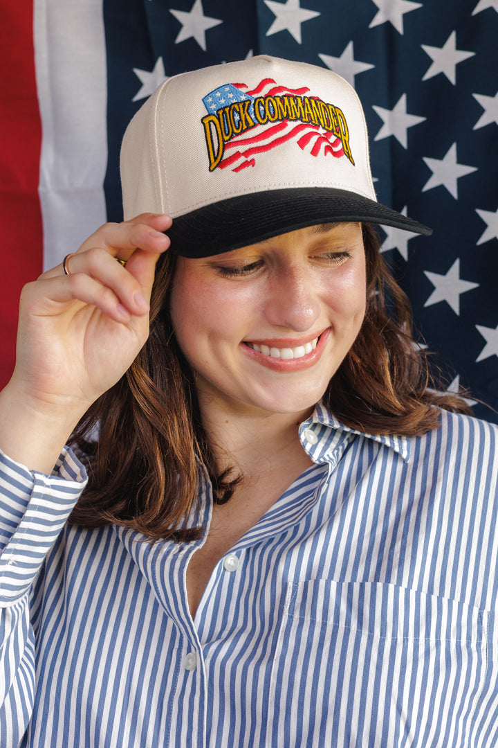 Duck Commander Flag Hat