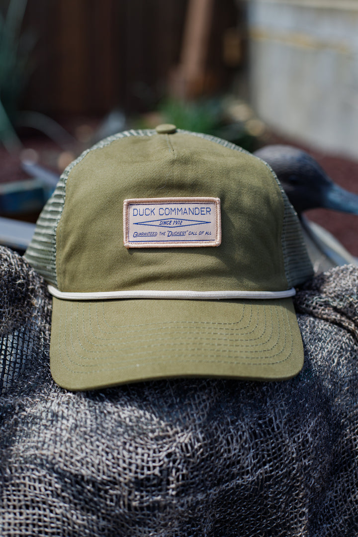 Duck Commander Green Patch Rope Hat