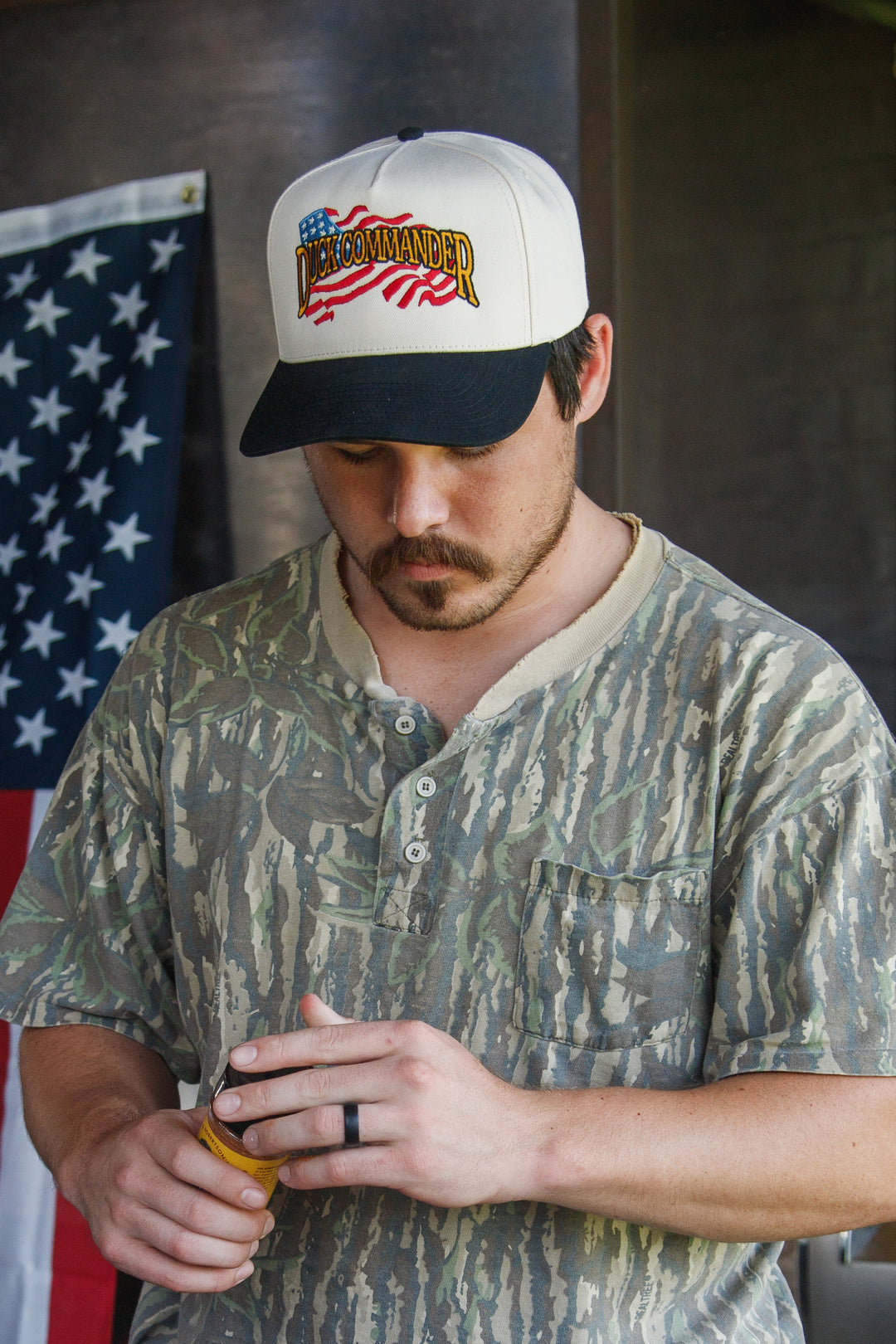 Duck Commander Flag Hat