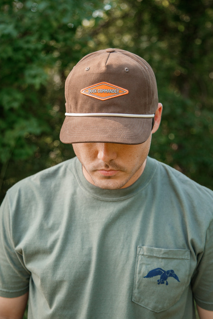 Duck Commander Brown Diamond Rope Hat