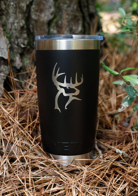 Buck Commander 20oz Black Icon Yeti Rambler