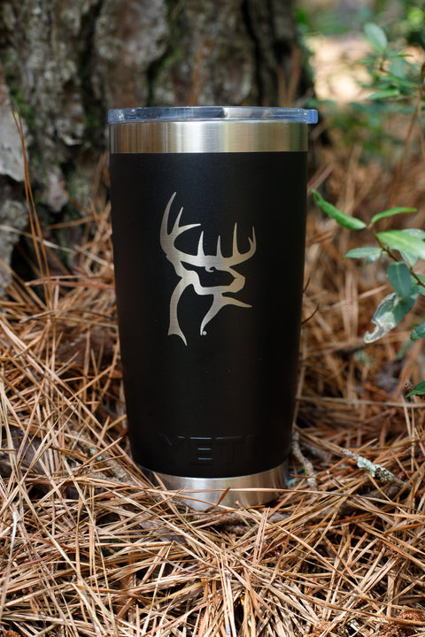 Buck Commander 20oz Black Icon Yeti Rambler