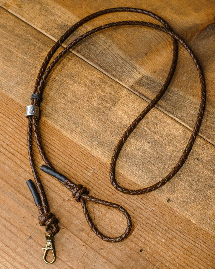 Duck Commander Leather Braided Lanyard