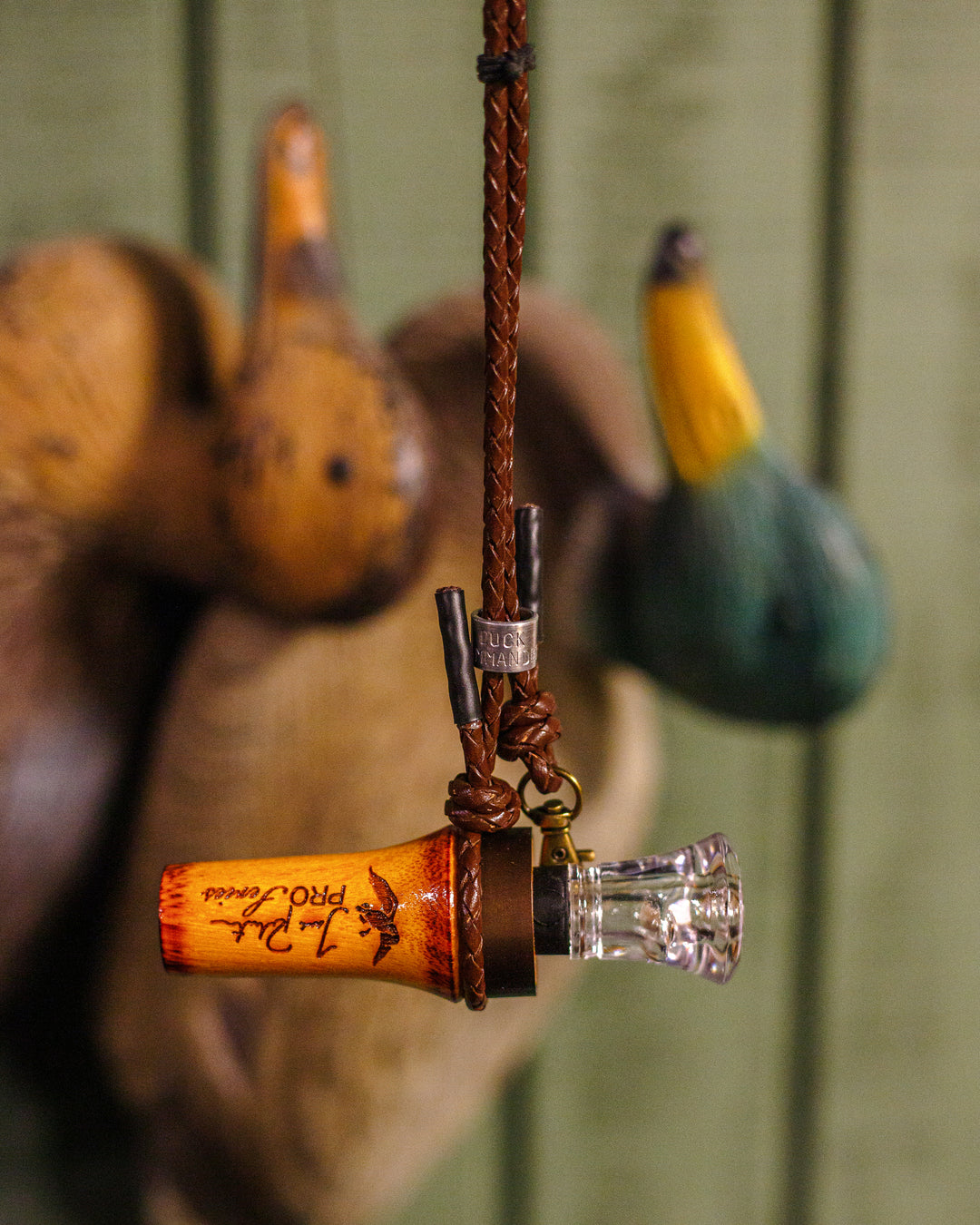 Duck Commander Leather Braided Lanyard