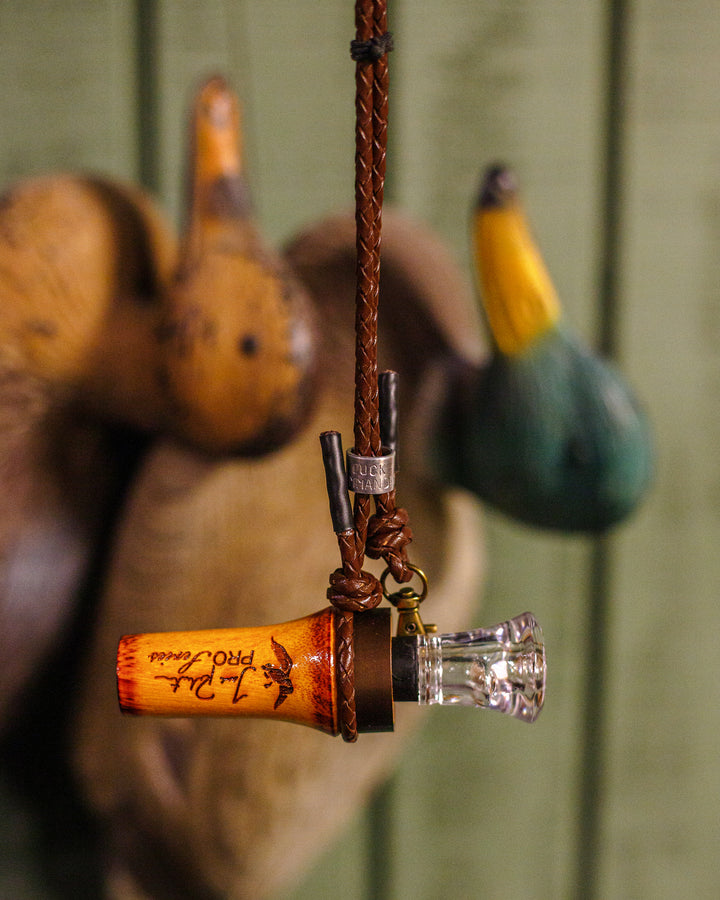 Duck Commander Leather Braided Lanyard