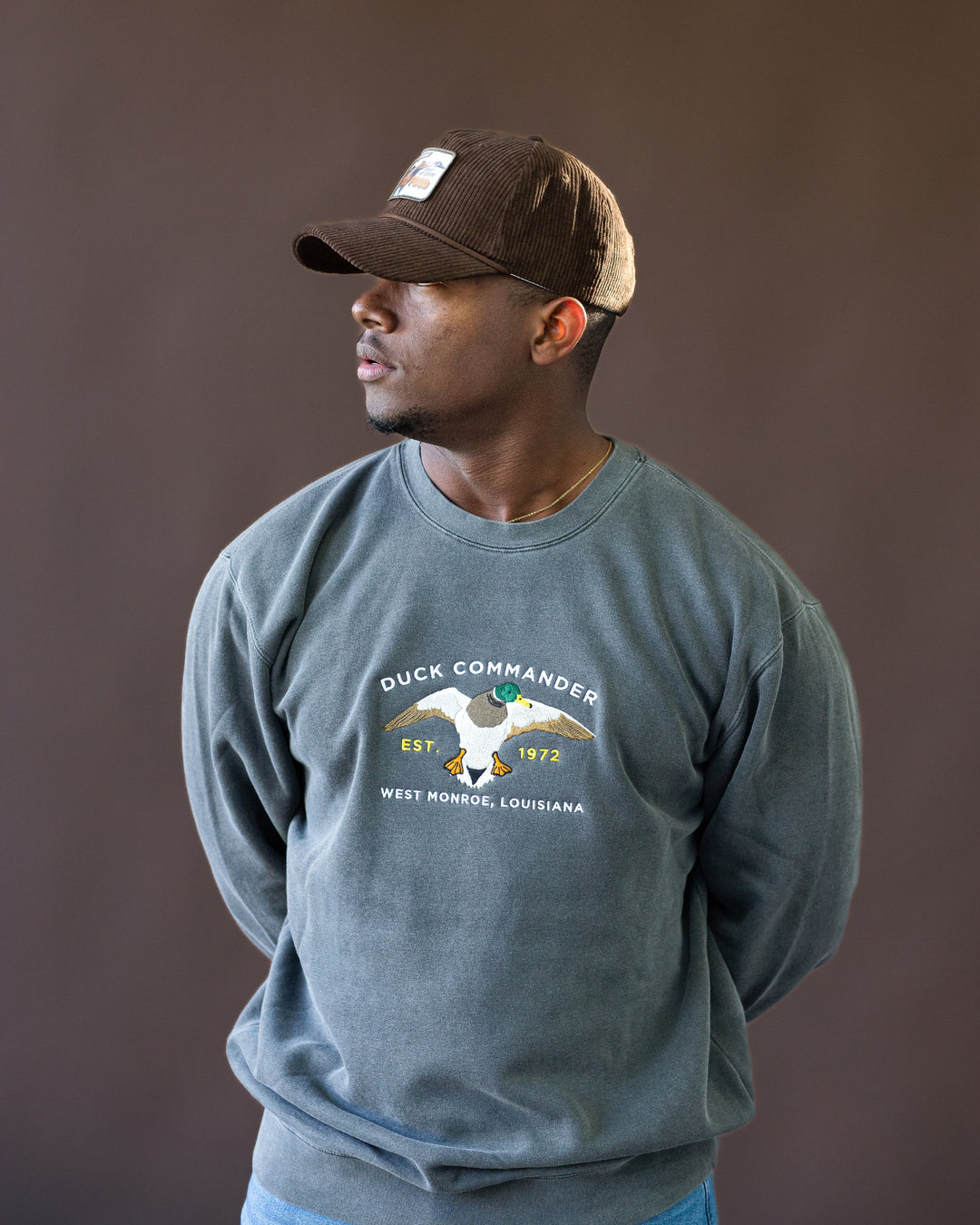 Duck Commander x General Vintage Embroidered Mallard Sweatshirt